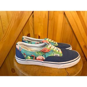 Vans Authentic Van Doren Pink Flamingo Skate Shoes Women Size 9